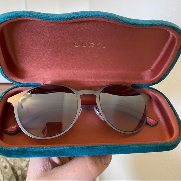 Authentic Gucci 52 mm retro round sunglasses - Picture 8 of 14